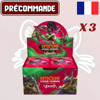 Riftbound - Lot de 3 Displays - Set 4 "Vendetta" - FR