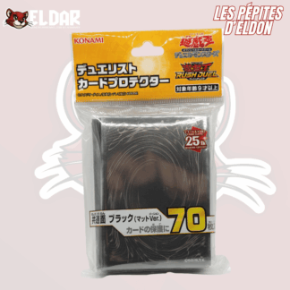 Yu-Gi-Oh! - Sleeves OCG - Paquet de 70 - Basique Noir